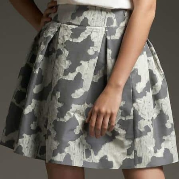 kate spade Dresses & Skirts - KATE SPADE Haley Houndstooth Pleated Skirt Gray I7